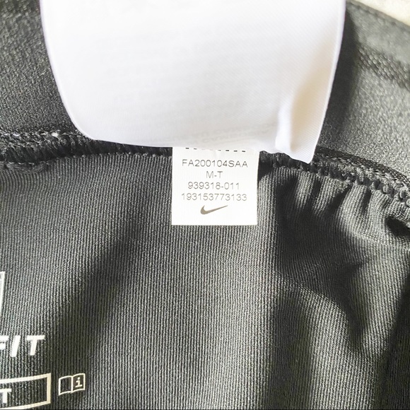 NIKE Tennis Skort Black White Medium Tall NWT - Picture 5 of 10